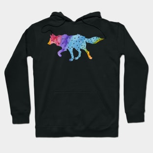 Rainbow Star Wolf Hoodie